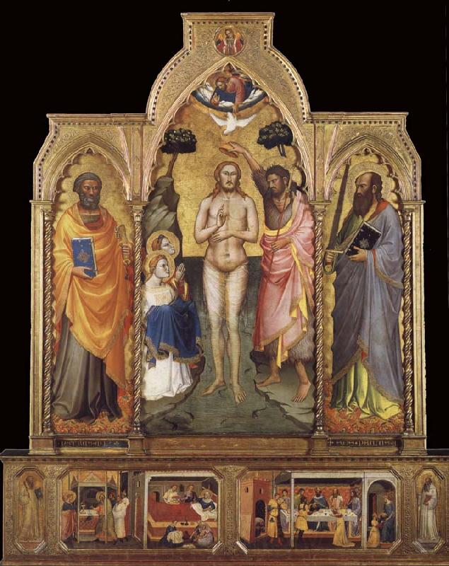 Niccolo di Pietro Gerini The Baptism of Christ Germany oil painting art